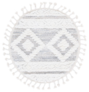Safavieh Moroccan Tassel Shag Rug - Luxurious Power-loomed Creation For Timeless Elegance In Any Space Ivory ,Beige Polypropylene Pile Mts640a-4