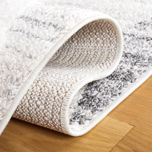 Safavieh Moroccan Tassel Shag Area Rug - Plush 2-inch Pile, Durable Power-loomed Design For Elegant Spaces Beige ,Grey Polypropylene Pile Mts642a-4