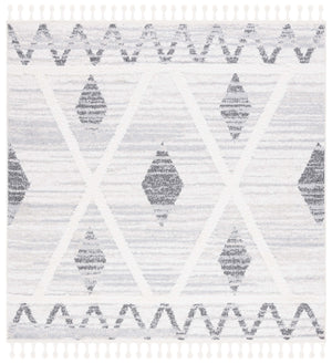 Safavieh Moroccan Tassel Shag Area Rug - Plush 2-inch Pile, Durable Power-loomed Design For Elegant Spaces Beige ,Grey Polypropylene Pile Mts642a-4