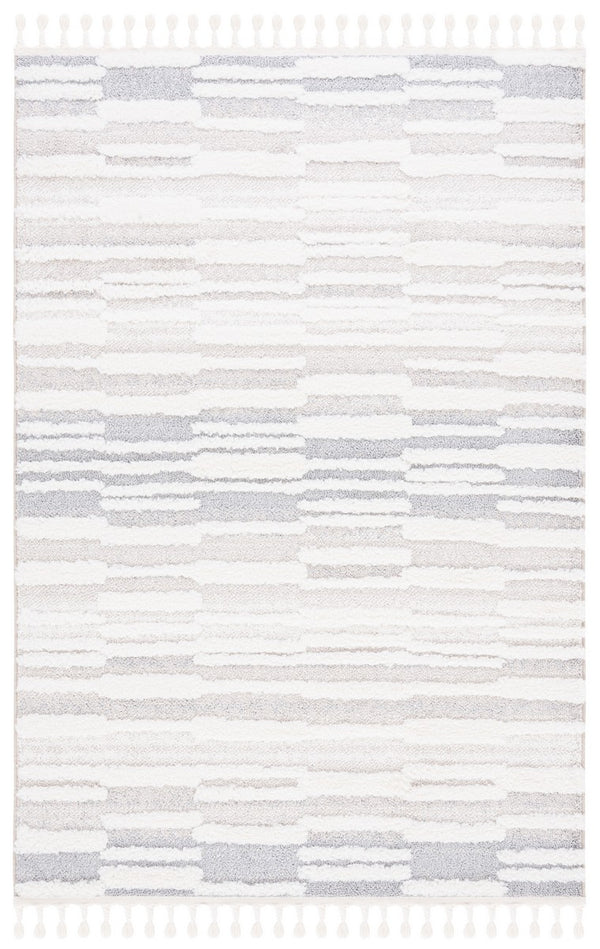 Safavieh Moroccan Tassel Shag 646 Power Loomed Shag & Flokati Rug X23 Beige / Ivory MTS646A-212