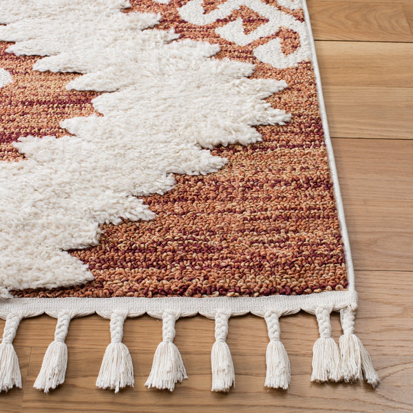 Safavieh Moroccan Tassel Shag 652 Power Loomed Shag & Flokati Rug MTS652P-4SQ