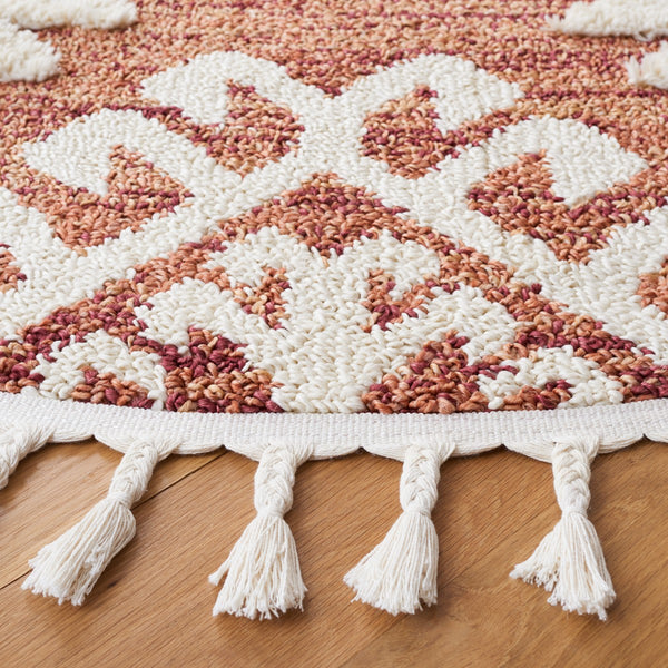 Safavieh Moroccan Tassel Shag 652 Power Loomed Shag & Flokati Rug MTS652P-4SQ