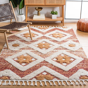 Safavieh Moroccan Tassel Shag 664 Power Loomed Shag & Flokati Rug MTS664P-5SQ