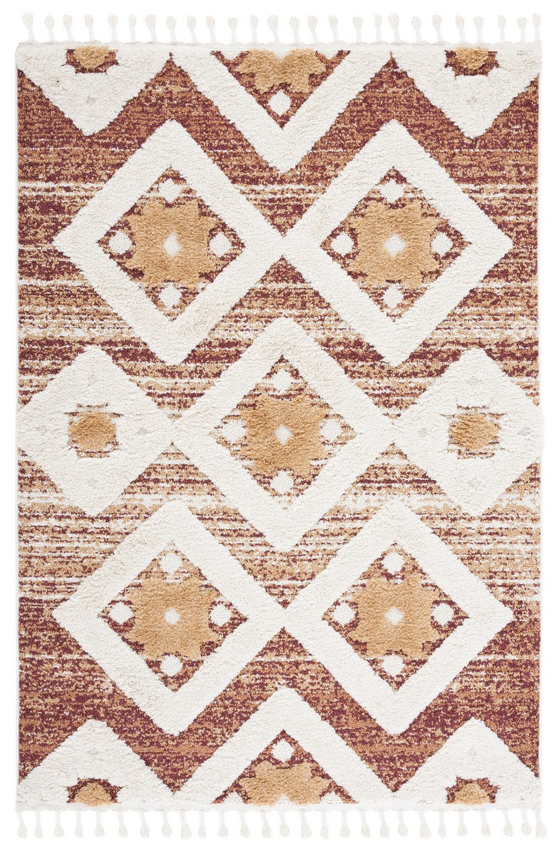 Safavieh Moroccan Tassel Shag 664 Power Loomed Shag & Flokati Rug MTS664P-5SQ