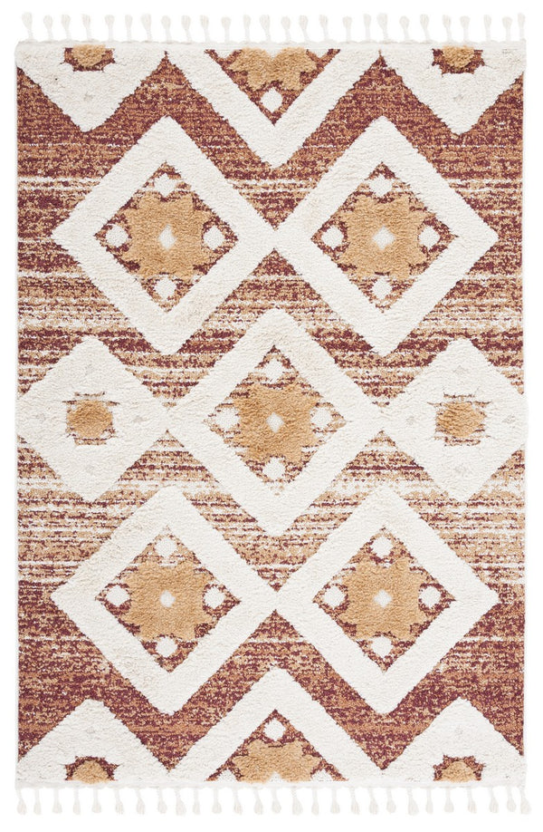 Safavieh Moroccan Tassel Shag 664 Power Loomed Shag & Flokati Rug MTS664P-5SQ