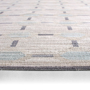 Jaipur Living Jaipur Modern Alaric Power-Loomed Blue And Gray Mosaic Area Rug — Low Pile, Durable Synthetic Finish 7'6"X9'7" RUG166355