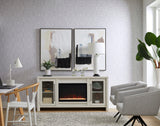 Tatum White 66" Fireplace Console MUU1942-WHI Aspenhome