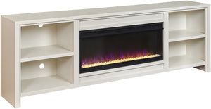 Tatum White 96" Fireplace Console MUU1970-WHI Aspenhome