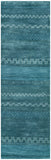 Rizzy Mojave MV3161 Hand Tufted Transitional Wool Rug Blue 2'6" x 8'