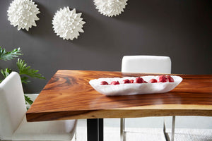 Phillips Collection Onyx Canoe Bowl – Hand-Carved Natural Stone Accent with Unique Banding for Elegant Home Décor MX114560