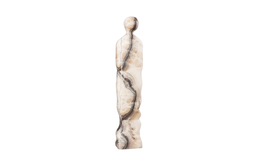Phillips Collection Onyx Sculpture Male Art Piece – Graceful Curves & Fluid Lines Capturing The Essence Of Movement Multi Colored Stone ,Onyx Mx118481