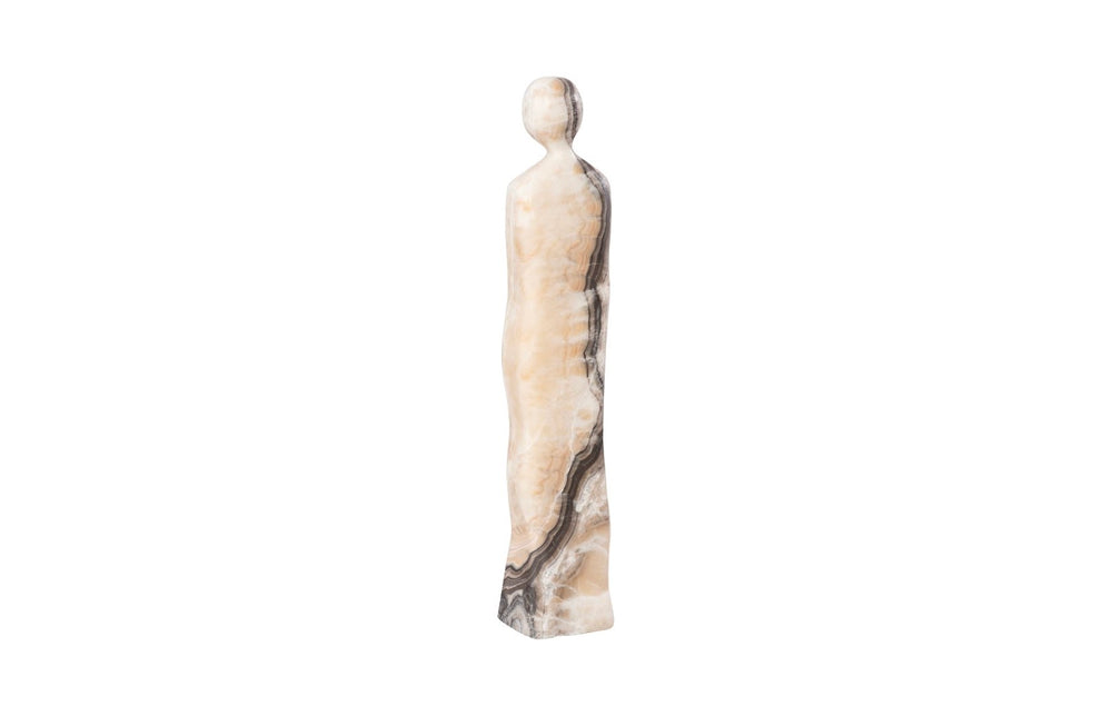 Phillips Collection Onyx Sculpture Female - Graceful Curves And Fluid Lines, Captivating Abstract Art For Any Space Multi Colored Stone ,Onyx Mx118482