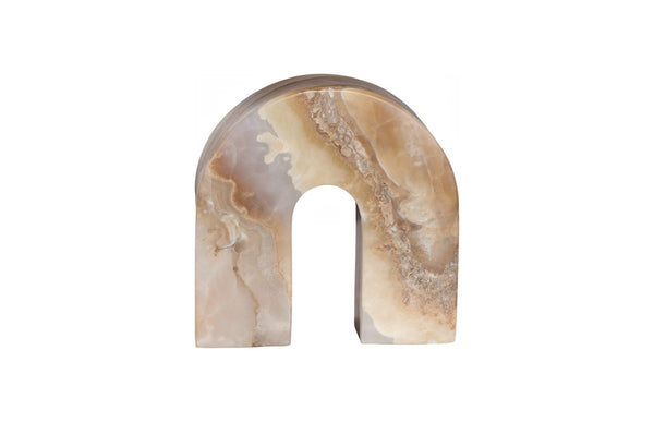Phillips Collection Onyx Sculpture - Hand-Carved Rainbow Amber Accent Piece for Elegant Home Decor & Unique Style MX119947