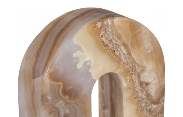 Phillips Collection Onyx Sculpture - Hand-Carved Rainbow Amber Accent Piece for Elegant Home Decor & Unique Style MX119947