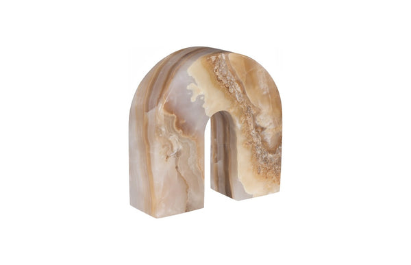 Phillips Collection Onyx Sculpture - Hand-Carved Rainbow Amber Accent Piece for Elegant Home Decor & Unique Style MX119947