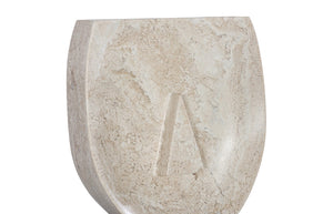 Phillips Collection Marble Bellagio Sculpture - Hand-Finished White Marble Accent for Modern and Classic Interiors Child MX120498
