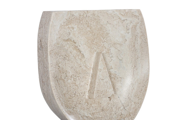 Phillips Collection Marble Bellagio Sculpture - Hand-Finished White Marble Accent for Modern and Classic Interiors Child MX120498