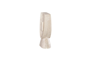 Phillips Collection Marble Bellagio Sculpture - Hand-Finished White Marble Accent for Modern and Classic Interiors Child MX120498