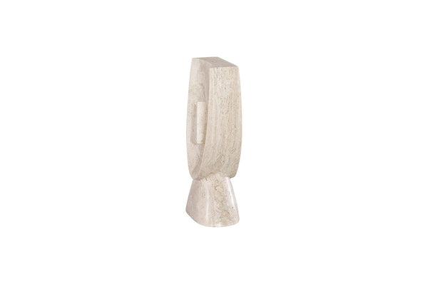 Phillips Collection Marble Bellagio Sculpture - Hand-Finished White Marble Accent for Modern and Classic Interiors Child MX120498