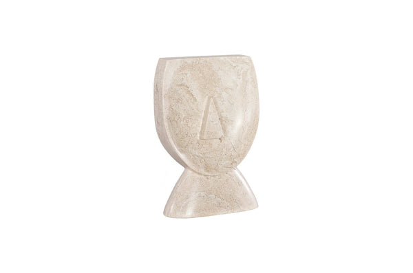 Phillips Collection Marble Bellagio Sculpture - Hand-Finished White Marble Accent for Modern and Classic Interiors Child MX120498
