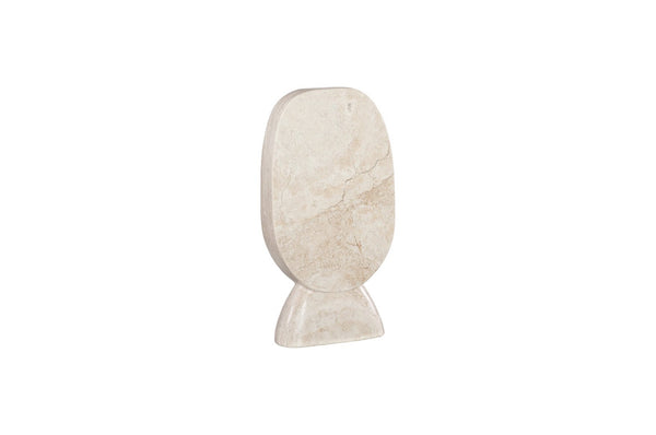 Phillips Collection Marble Bellagio Sculpture - Hand-Finished White Marble Accent for Modern and Classic Interiors Male MX120499