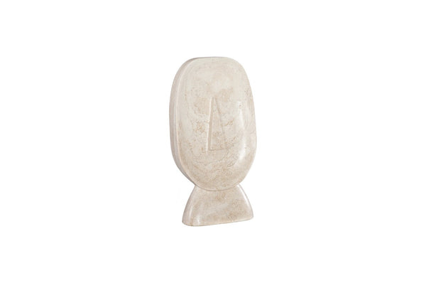 Phillips Collection Marble Bellagio Sculpture - Hand-Finished White Marble Accent for Modern and Classic Interiors Male MX120499