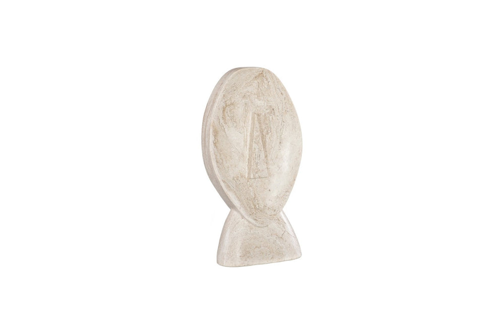 Phillips Collection Marble Bellagio Sculpture - Hand-Finished White Marble Accent for Modern and Classic Interiors Female MX120500