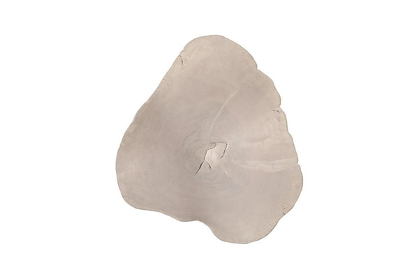 Phillips Collection Arruga Carved Wood Wall Art with Bleached Grain Rings for Coastal Minimalist Decor Brown, Off White 24 L x 4 W x 27 H MX121880