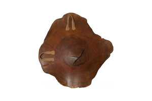 Phillips Collection Arruga Carved Wood Wall Art with Bleached Grain Rings for Coastal Minimalist Decor Brown 24 L x 4 W x 27 H MX121881