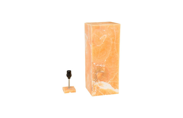 Phillips Collection Onyx Prism Lamp - Stunning Orange Glow, Unique Design, Perfect For Home Decor & Ambient Lighting Orange,Amber,White Stone ,Onyx Mx87616