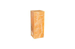 Phillips Collection Onyx Prism Lamp - Stunning Orange Glow, Unique Design, Perfect For Home Decor & Ambient Lighting Orange,Amber,White Stone ,Onyx Mx87616