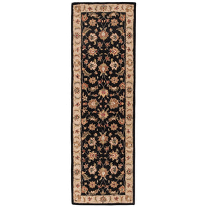 Jaipur Living Mythos Selene My03 Tufted Handmade 100% Wool Traditional Oriental Indoor Rug Black, Beige 100% Wool, 100% Cotton Rug102981