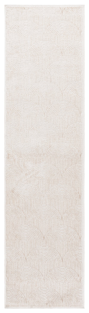 Safavieh Maya Contemporary Round Area Rug - Elegant Ivory And Beige Design For Modern Home Décor Ivory ,Beige 28%  Jute,23% Polyester Shrink,20% Polyester,15% Adhesive Material,14% Polyester Flash Mya102a-7r