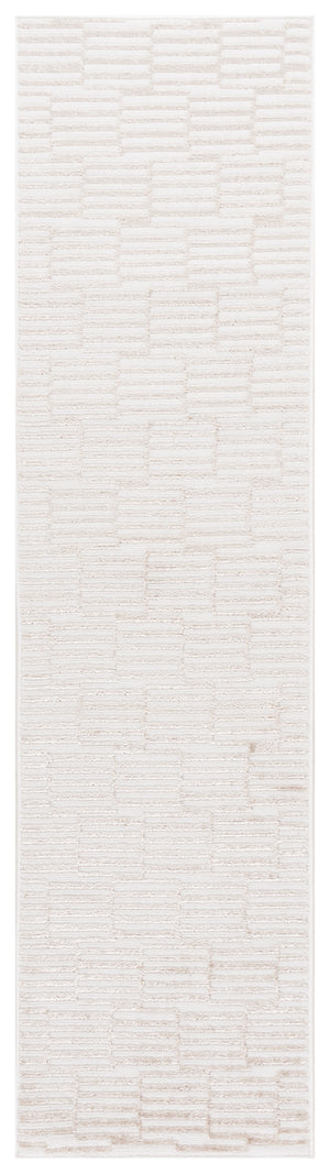 Safavieh Maya Modern Geometric Area Rug - Elegant Ivory And Beige Design For Stylish Living Spaces Ivory ,Beige 28%  Jute,23% Polyester Shrink,20% Polyester,15% Adhesive Material,14% Polyester Flash Mya107a-7sq