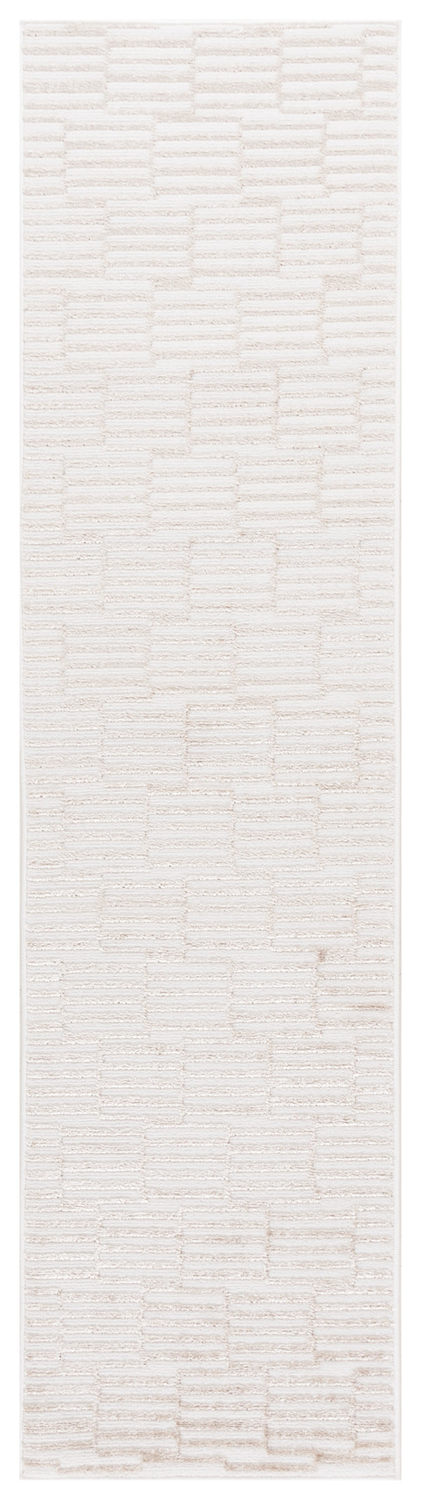Safavieh Maya Modern Geometric Area Rug - Elegant Ivory And Beige Design For Stylish Living Spaces Ivory ,Beige 28%  Jute,23% Polyester Shrink,20% Polyester,15% Adhesive Material,14% Polyester Flash Mya107a-7sq