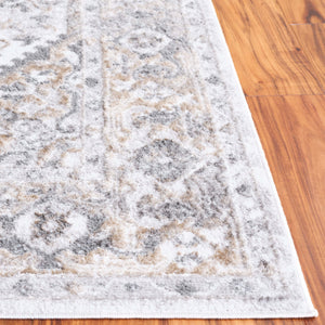 Safavieh Maya Modern Area Rug With Elegant Central Medallion Design For Timeless Home Décor Charm Ivory ,Grey Beige 28%  Jute,23% Polyester Shrink,20% Polyester,15% Adhesive Material,14% Polyester Flash Mya111a-28