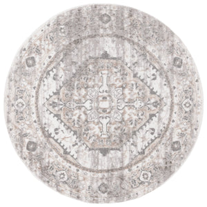 Safavieh Maya Modern Area Rug With Elegant Central Medallion Design For Timeless Home Décor Charm Ivory ,Grey Beige 28%  Jute,23% Polyester Shrink,20% Polyester,15% Adhesive Material,14% Polyester Flash Mya111a-28