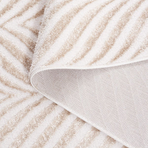 Safavieh Maya Exquisite Modern Chevron Area Rug For Timeless Elegance And Comfort In Any Home Decor Ivory ,Beige 28%  Jute,23% Polyester Shrink,20% Polyester,15% Adhesive Material,14% Polyester Flash Mya112a-7sq