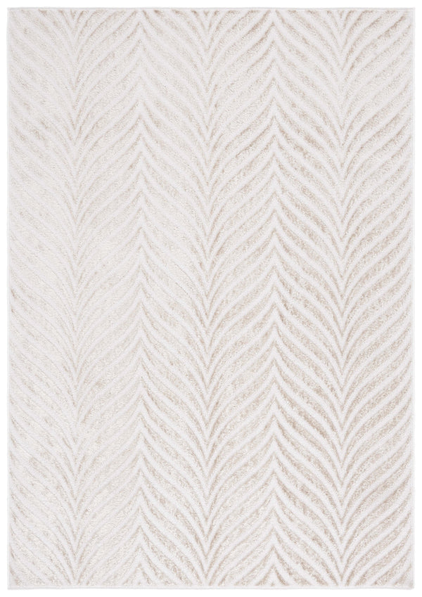 Safavieh Maya Exquisite Modern Chevron Area Rug For Timeless Elegance And Comfort In Any Home Decor Ivory ,Beige 28%  Jute,23% Polyester Shrink,20% Polyester,15% Adhesive Material,14% Polyester Flash Mya112a-7sq