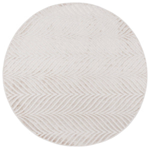 Safavieh Maya Exquisite Modern Chevron Area Rug For Timeless Elegance And Comfort In Any Home Decor Ivory ,Beige 28%  Jute,23% Polyester Shrink,20% Polyester,15% Adhesive Material,14% Polyester Flash Mya112a-7sq