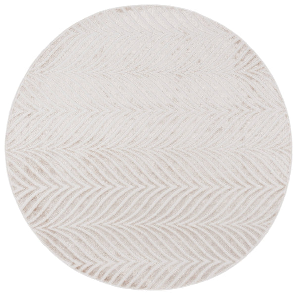 Safavieh Maya Exquisite Modern Chevron Area Rug For Timeless Elegance And Comfort In Any Home Decor Ivory ,Beige 28%  Jute,23% Polyester Shrink,20% Polyester,15% Adhesive Material,14% Polyester Flash Mya112a-7sq