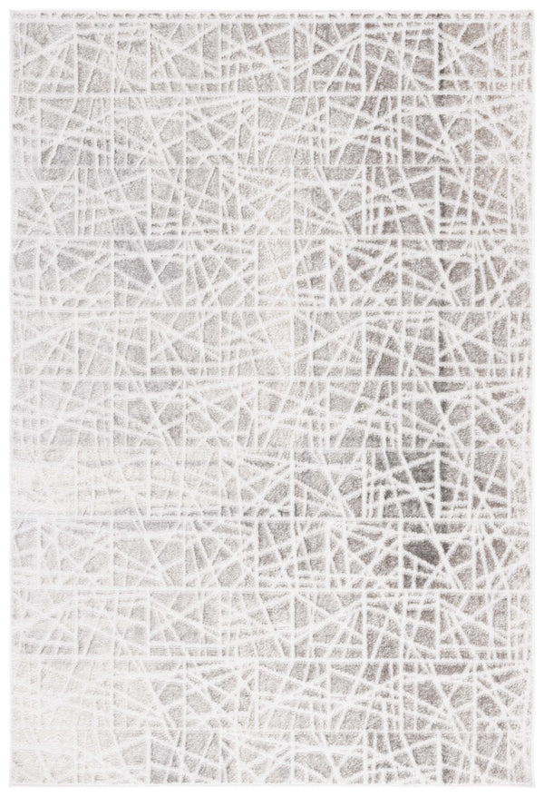 Safavieh Maya Exquisite Area Rug - Modern Abstract Design In Sophisticated Neutral Tones For Elegant Spaces Taupe ,Grey 28%  Jute,23% Polyester Shrink,20% Polyester,15% Adhesive Material,14% Polyester Flash Mya113e-7r