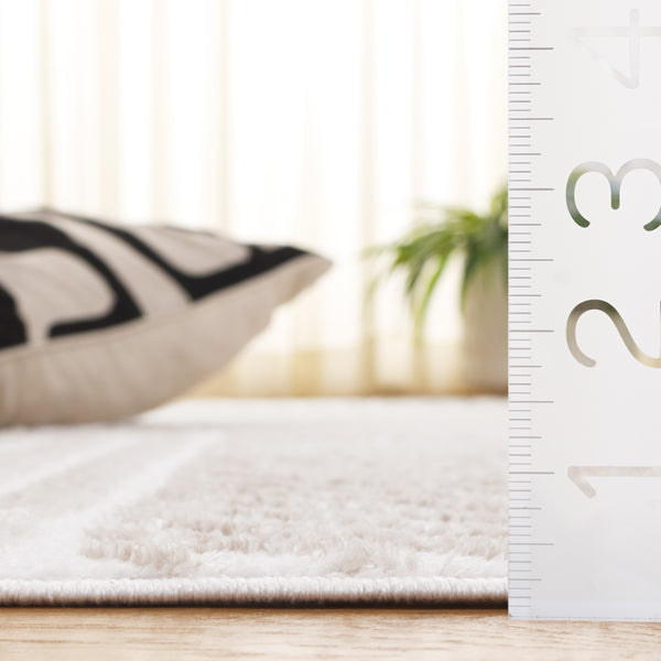 Safavieh Maya Exquisite Power-loomed Area Rug With Geometric Design For Modern Elegance And Durability Ivory 28%  Jute,23% Polyester Shrink,20% Polyester,15% Adhesive Material,14% Polyester Flash Mya114a-7r