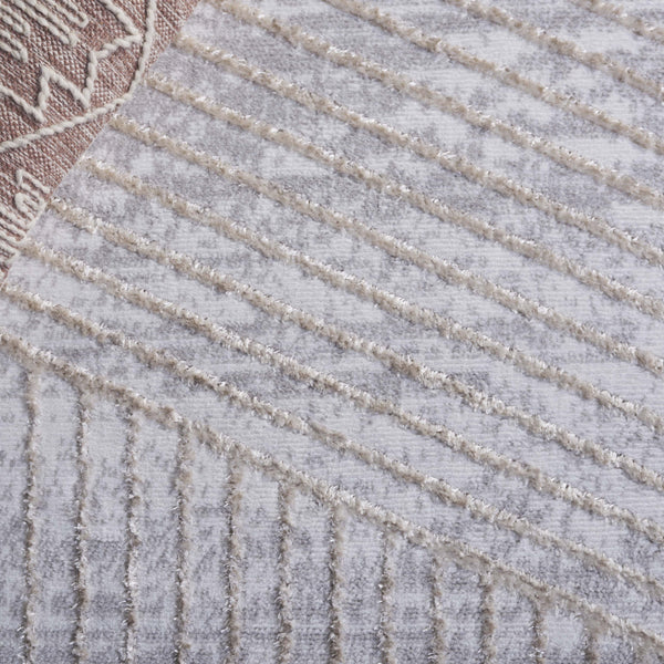 Safavieh Maya Exquisite Power-loomed Area Rug With Geometric Design For Modern Elegance And Durability Ivory ,Beige 28%  Jute,23% Polyester Shrink,20% Polyester,15% Adhesive Material,14% Polyester Flash Mya114b-7sq