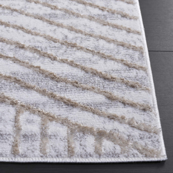 Safavieh Maya Exquisite Power-loomed Area Rug With Geometric Design For Modern Elegance And Durability Ivory ,Beige 28%  Jute,23% Polyester Shrink,20% Polyester,15% Adhesive Material,14% Polyester Flash Mya114b-7sq