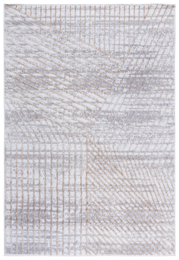 Safavieh Maya Exquisite Power-loomed Area Rug With Geometric Design For Modern Elegance And Durability Ivory ,Beige 28%  Jute,23% Polyester Shrink,20% Polyester,15% Adhesive Material,14% Polyester Flash Mya114b-7sq