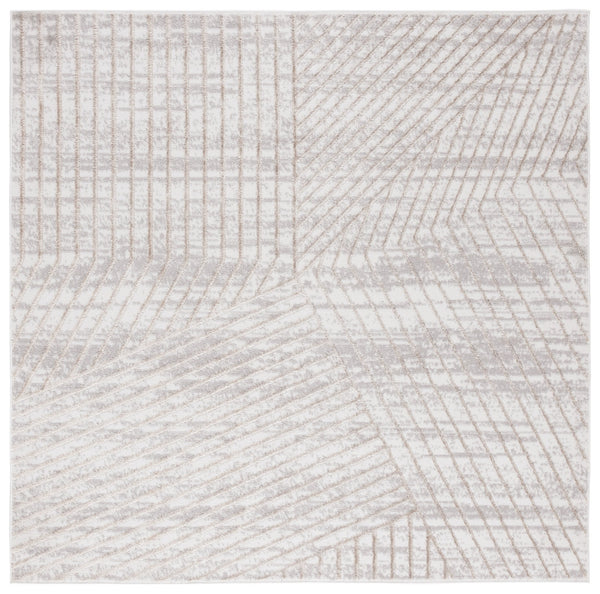Safavieh Maya Exquisite Power-loomed Area Rug With Geometric Design For Modern Elegance And Durability Ivory ,Beige 28%  Jute,23% Polyester Shrink,20% Polyester,15% Adhesive Material,14% Polyester Flash Mya114b-7sq