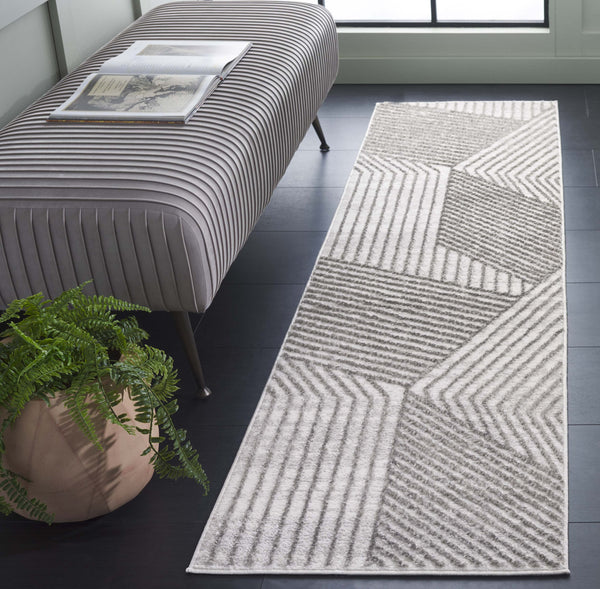 Safavieh Maya Exquisite Power-loomed Area Rug With Geometric Design For Modern Elegance And Durability Ivory ,Grey 28%  Jute,23% Polyester Shrink,20% Polyester,15% Adhesive Material,14% Polyester Flash Mya114f-7sq