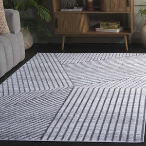 Safavieh Maya Exquisite Power-loomed Area Rug With Geometric Design For Modern Elegance And Durability Ivory ,Grey 28%  Jute,23% Polyester Shrink,20% Polyester,15% Adhesive Material,14% Polyester Flash Mya114f-7sq