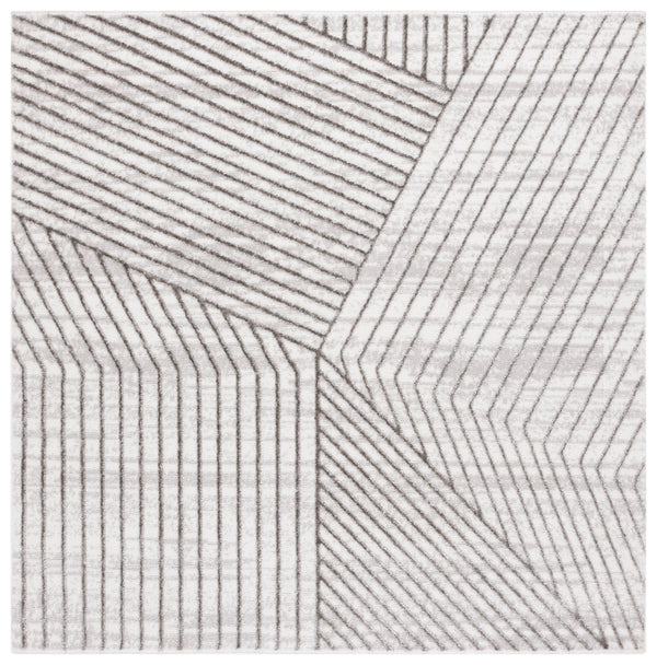 Safavieh Maya Exquisite Power-loomed Area Rug With Geometric Design For Modern Elegance And Durability Ivory ,Grey 28%  Jute,23% Polyester Shrink,20% Polyester,15% Adhesive Material,14% Polyester Flash Mya114f-7sq